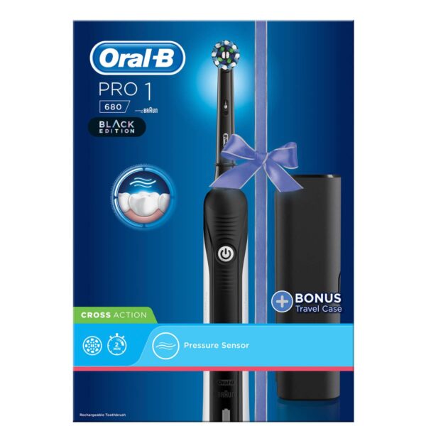 Oral B Pro 1 680 Electric Toothbrush and Travel Case